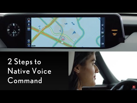 How-To Use Native Voice Command with Voice Recognition Tutorial | Lexus