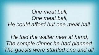 Ry Cooder - One Meat Ball Lyrics