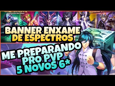 Conta Aprimorada. Novos 5 6* e próximas metas. Banner do Ninho de Hades Vale? Saint Seiya Awakening