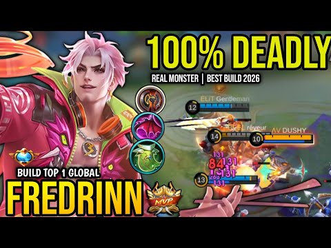 FREDRINN BEST BUILD 2026 | BUILD TOP 1 GLOBAL FREDRINN GAMEPLAY | MOBILE LEGENDS✓