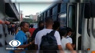Salvador sofre com greve dos ônibus no dia do aniversário