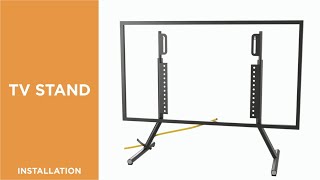 How to Install Minimalist Design Tabletop T-Shape TV Stand-LDT03-19L