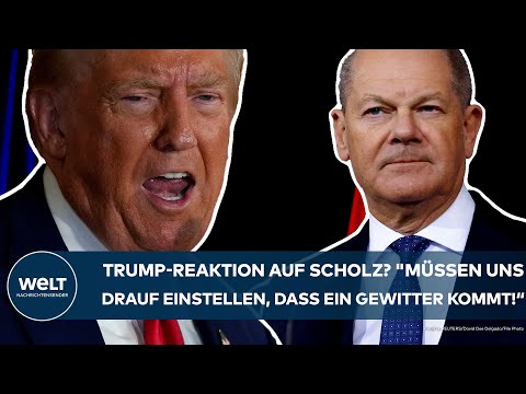 Video Thumbnail: SCHOLZ: Nach Ansage! Trump-Reaktion? "Müssen uns darauf einstellen, dass ein Gewitter kommen wird!"