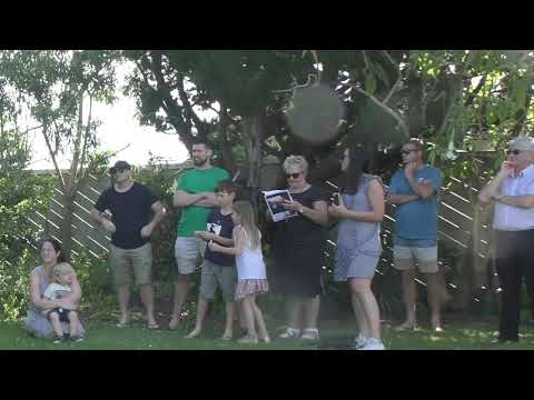 Having Fun at Auction- Brenda Hyde with Aaron Davis