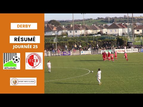 RÉSUMÉ RÉGIONAL 1 : [DERBY]  AS TOURLAVILLE -  FCEH (1-2)