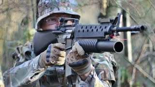 preview picture of video 'Airsoft War M249, Bolt M4 The Fort Scotland HD'
