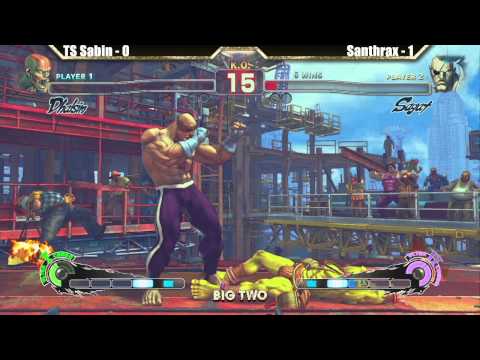 SSF4 AE 2012 Losers Final TS Sabin vs Santhrax - Big Two #5 Tournament
