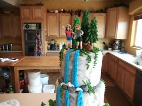 Bridal Cakes by Yvonne mountain cake part 3