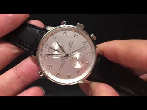 曾經好多人喜歡的頂級貴金屬複雜功能今天卻乏人問津PT950 IWC Portuguese split second chronograph 3712