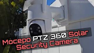 Easiest PTZ Solar Secuirty Camera - Mocepo SC14D Review — 4MP 360° PTZ WiFi 6 Outdoor Wireless