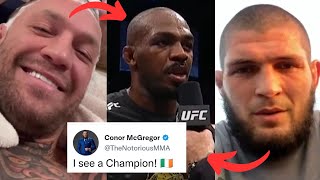 FIGHTERS REACT TO JON JONES SUBMISSION VS CIRYL GANE UFC 285 | JON JONES VS CIRYL GANE REACTION