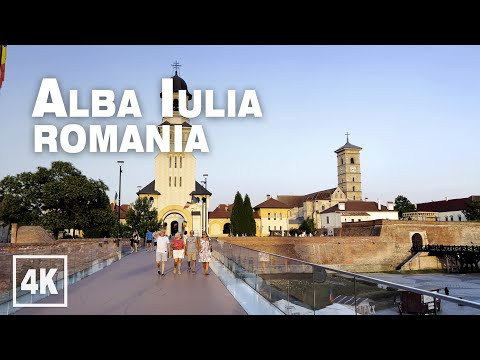 Alba Iulia TRANSYLVANIA Romania 2024 • 4K 60 fps HDR ASMR