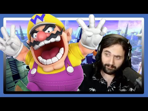 Wario gasses it to the end - Mario Kart
