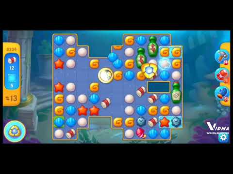 Fishdom. 9334 level no boosters and diamonds. 20 moves