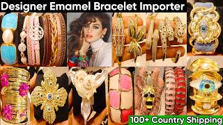 Premium Imported Luxury Enamel Jewellery & Bracelets Collection 2026 | High Quality Celebrity Jewels