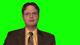 The Office Dwight Schrute "will I get over it? no, but life goes on, not for me" green screen