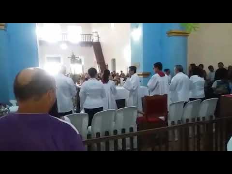Última missa dos festejo celebrada pelo padre Denilson da festa de setembro de 2019👏👏🙏🙏👍🤝👍🌻
