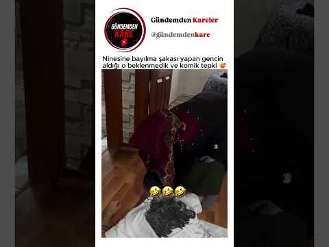 Ninesine Bayılma Şakası Yapan Gencin Komik İmtihanı! 😂