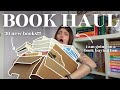 the book haul that started the book buying ban (I bought 30 more books + unbox a few) 📚🛍️😳
