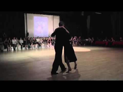  Marek Szotkowski  and  Monica Paz  are  dancing  to  "  Temo  "  by  Orquesta Típica Victor