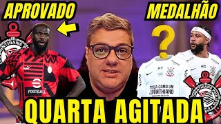 🛑MEDALHÃO PRO LUGAR DO MEMPHIS! VOLANTE EUROPEU É APROVADO NO CORINTHIANS! TROUXE TUDO NESSA QUARTA