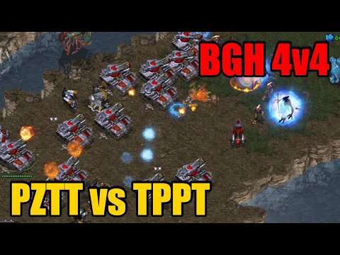 StarCraft BGH 4v4 | Big Game Hunters | Brood War | TeamPlay