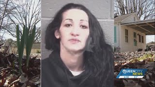 Wanted Stanly County woman rescued by police after getting stuck behind bathroom cabinet while tryin