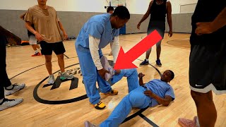 Nurses Hooping after Work (Twin Prank!)