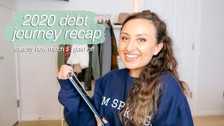 2020 DEBT PAYOFF RECAP // exactly how much debt I paid off this year, baby step 2, vlogmas day 23