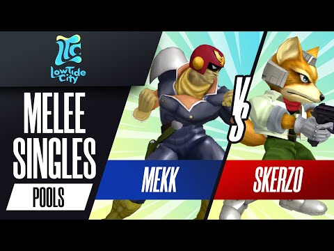 Skerzo vs Mekk - Pools Melee Singles - Low Tide City | Fox vs Falcon