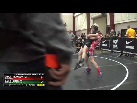 True Beginner Intermediate 61-62 Jonah Frankovitch Ponderosa Vs Laila Hustoles Betterman Elite Wre