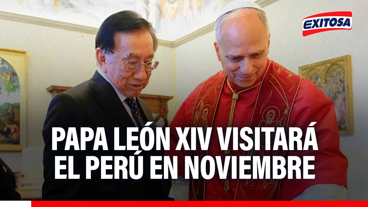 🔴🔵 Papa León XIV visitará el Perú en la primera quincena de Noviembre, confirma presidente Balcázar