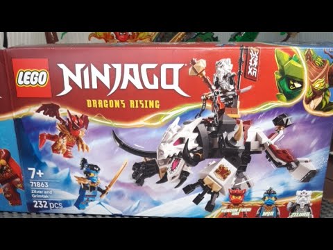 Lego building the zilvar and grimtak set