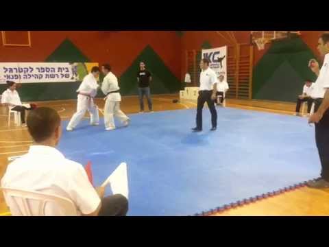 Matan Korev - israel karate championship 2014 -semi final