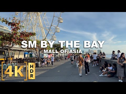 Walking Tour at SM By The Bay, Mall of Asia in 2023 | 4K HDR | Pasay City, Philippines