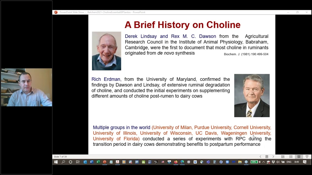 Choline: A Required Nutrient with Dr. Jose Santos - EMEA