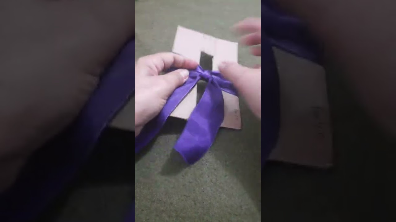 Laço Fácil no Gabarito/Laço Duplo/Artesanato 🎀