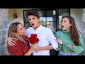 FLIRTING WITH HER MOM TO SEE HOW CRUSH REACTS Awkward