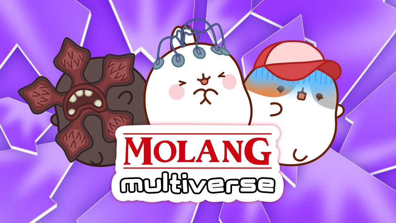 Molang Inside Stranger Things 🔦🚲 | Molang Multiverse #1