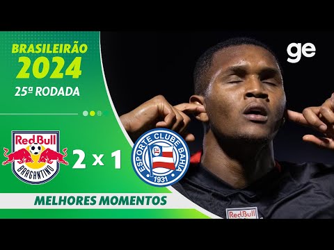 Gols e lances de Red Bull Bragantino x Bahia
