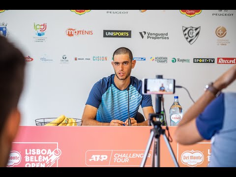 Lisboa Belém Open 2021 — Conferência de Imprensa de Nuno Borges (R1)