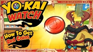 Yo-Kai Watch - How To Get Infinite Red Coins & RARE Cruncha EASY! [Tips & Tricks]