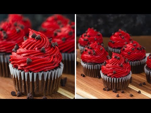 Chocolate Chip Red Velvet Buttercream