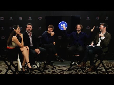 Edgar Wright and the cast of Baby Driver play film trivia