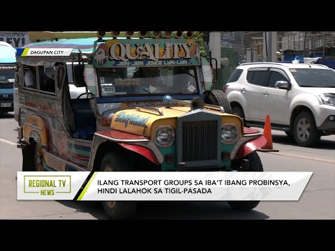 Regional TV News: Ilang transport groups sa iba’t ibang probinsya, hindi lalahok sa tigil-pasada