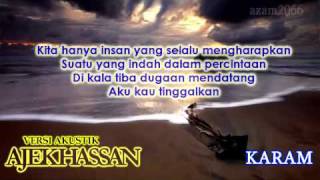 Download lagu KARAM~(Acoustic cover by Ajek Hassan) mp3 Download lagu KARAM~(Acoustic cover by Ajek Hassan) mp3