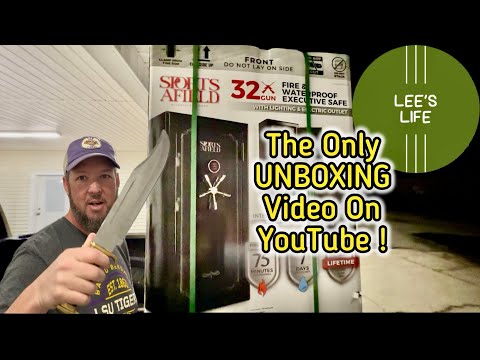 Sports afield 32 gun safe from Sam’s club. Unboxing and review.#safe #samsclub #unboxing