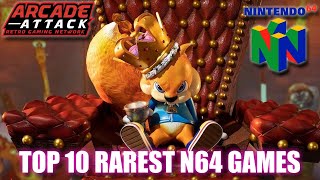 Top 10 Rarest & Most Expensive Nintendo (N64) Games