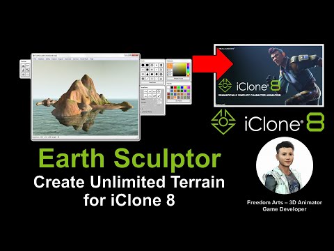 Earth Sculptor for iClone 8 - Terrain Creator - Terrain Generator - Full Tutorial