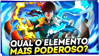 QUAL O ELEMENTO MAIS PODEROSO DE AVATAR? (Sim, a resposta é óbvia)